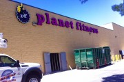 Planet Fitness wall sign   Lancaster